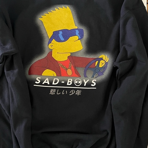 Black Graphic Sweatshirt - Picture 2 of 9